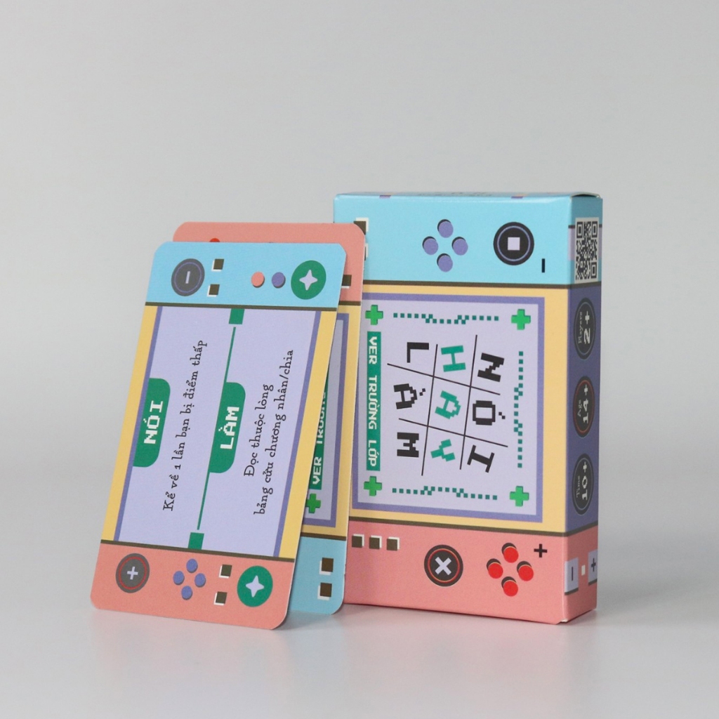 Bộ bài Nói Hay Làm Ver Trường Lớp gồm 50 lá, Trò chơi Truth Or Dare Lói Hay Lèm dành cho học sinh, ver trong sáng