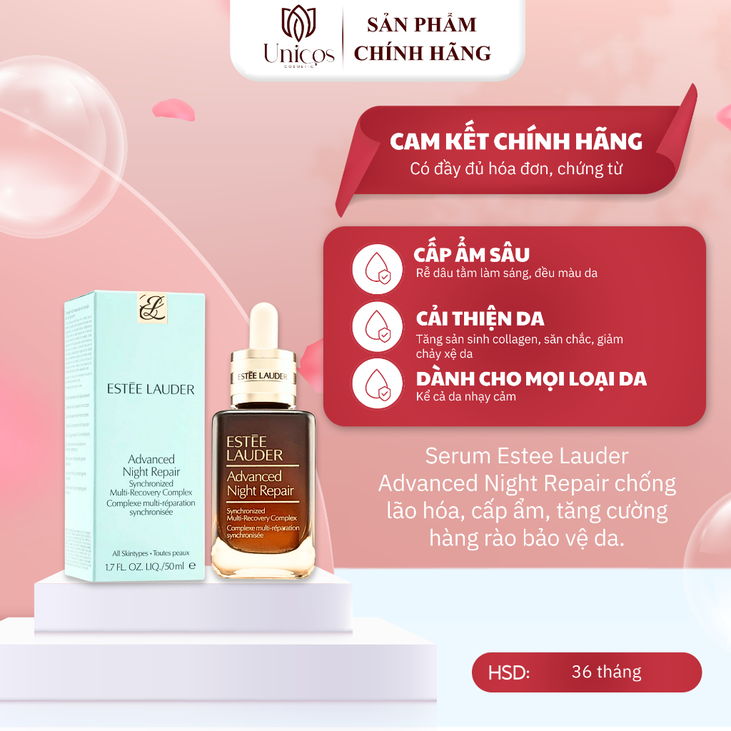 Serum Cấp Ẩm Chống Lão Hóa Estee Lauder Advanced Night Repair - Serum Estee Sáng Da Đều Màu - Tinh Chất Mờ Thâm Sạm Da