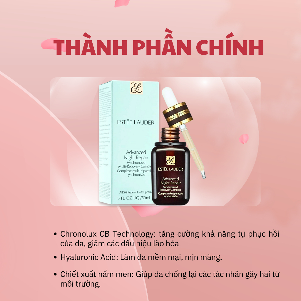 Serum Cấp Ẩm Chống Lão Hóa Estee Lauder Advanced Night Repair - Serum Estee Sáng Da Đều Màu - Tinh Chất Mờ Thâm Sạm Da