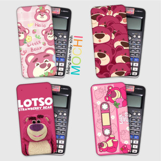 Miếng decal gấu dâu dán cái loại máy tính (casio fx-570 / fx-570 ii / fx-580 / fx-880, vinacal....)