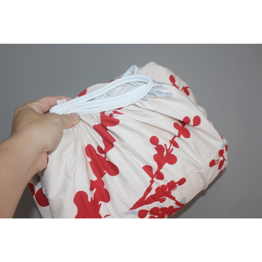 Tấm Drap lẻ KHA LY - Ga lẻ ( không áo gối ) - cotton thiên nhiên - Đào Đông-Xám - VN355