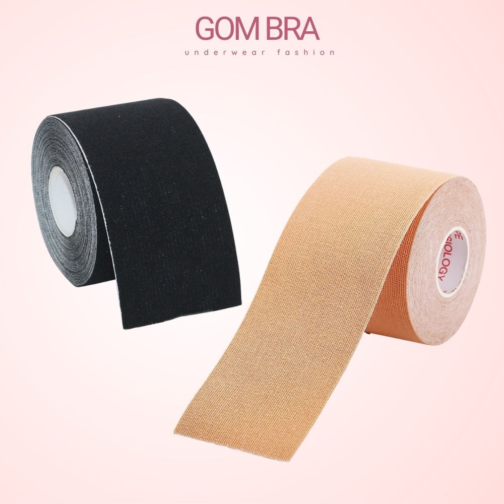 Miếng dán nâng ngực cho nữ GOM BRA, cuộn dán ngực vô hình,  tiện dụng tạo được nhiều kiểu nâng ngực đa năng - SA-144