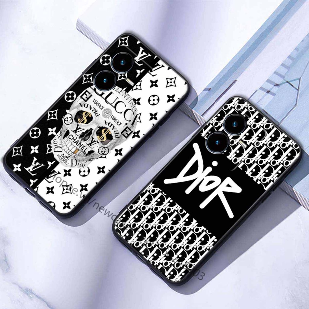 Ốp Vivo Y02S / Y01 / Y16 / Y22s / V25 / V25E bộ hình thương hiệu thời trang cao cấp