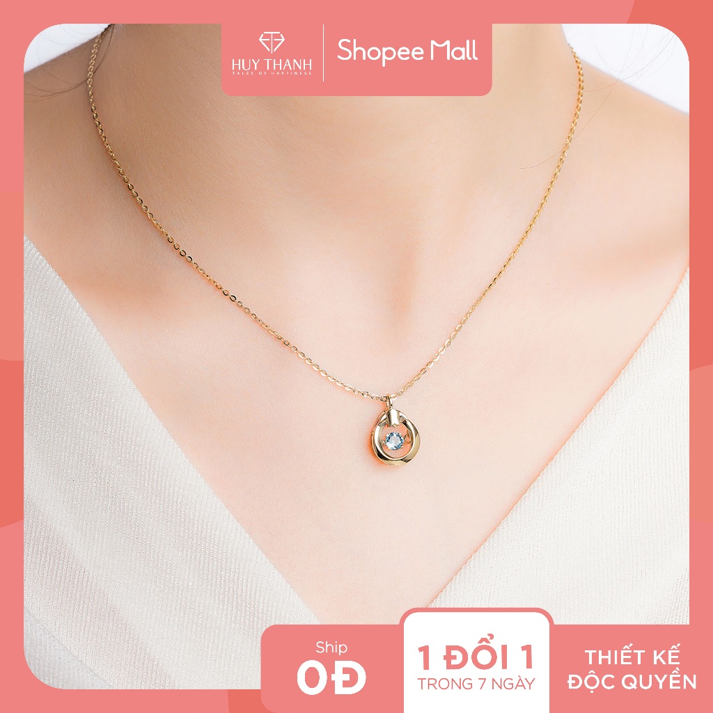 Dây Chuyền Vàng Tây 14k DCMAMD575 Huy Thanh Jewelry