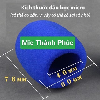 01 cái mút lọc, xốp lọc micro karaoke gia đình