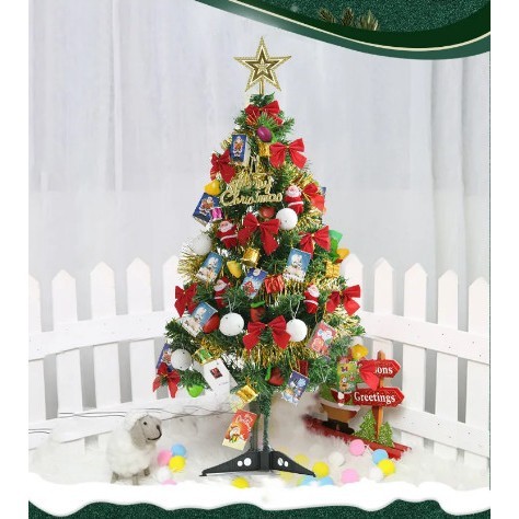 Cây Thông Noel để bàn mini cao 60-65cm trang trí giáng sinh, trang trí phòng ngủ phòng, phòng làm việc