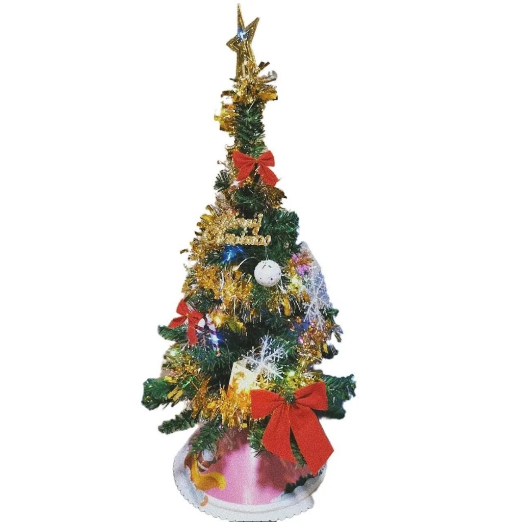 Cây Thông Noel để bàn mini cao 60-65cm trang trí giáng sinh, trang trí phòng ngủ phòng, phòng làm việc