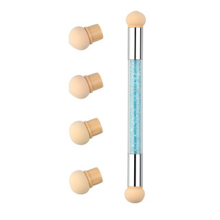 Cọ dặm ombre 2 đầu cán đá