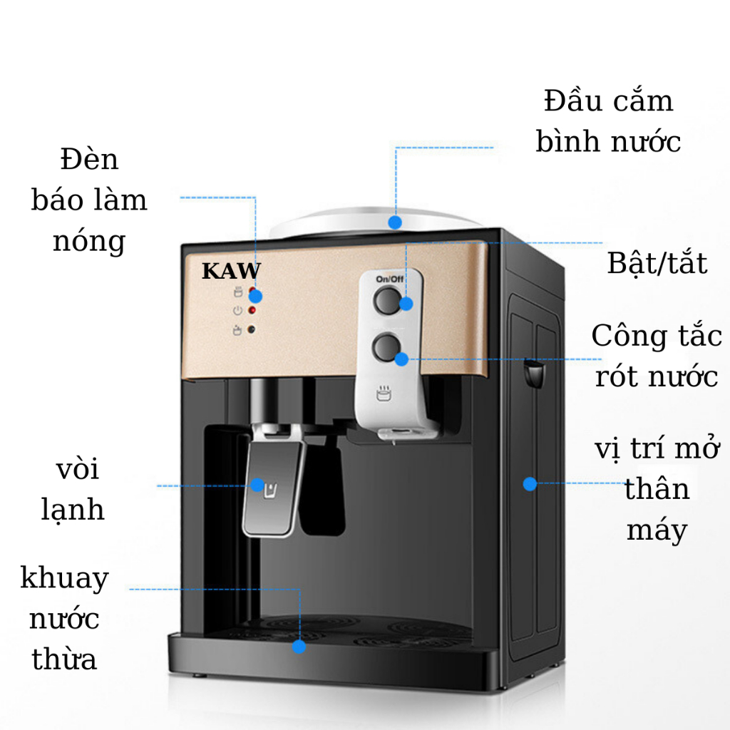 Cây Nước Nóng Lạnh Mini, đun nước nóng pha trà, Làm Nước Nóng Lạnh Cực Nhanh - Bảo Hành Chính Hãng