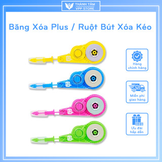 Băng xóa plus / ruột bút xóa kéo - bút xóa vpp thành tâm dài whiper v happy color wh – 105t màu ngẫu nhiên