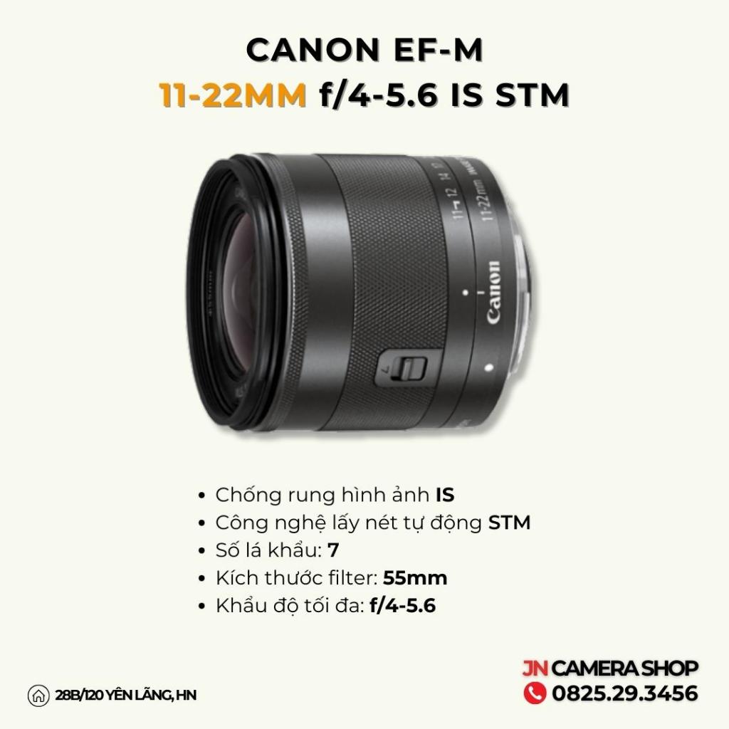 Ống kính Canon EF-M 11-22mm f/4-5.6 IS STM