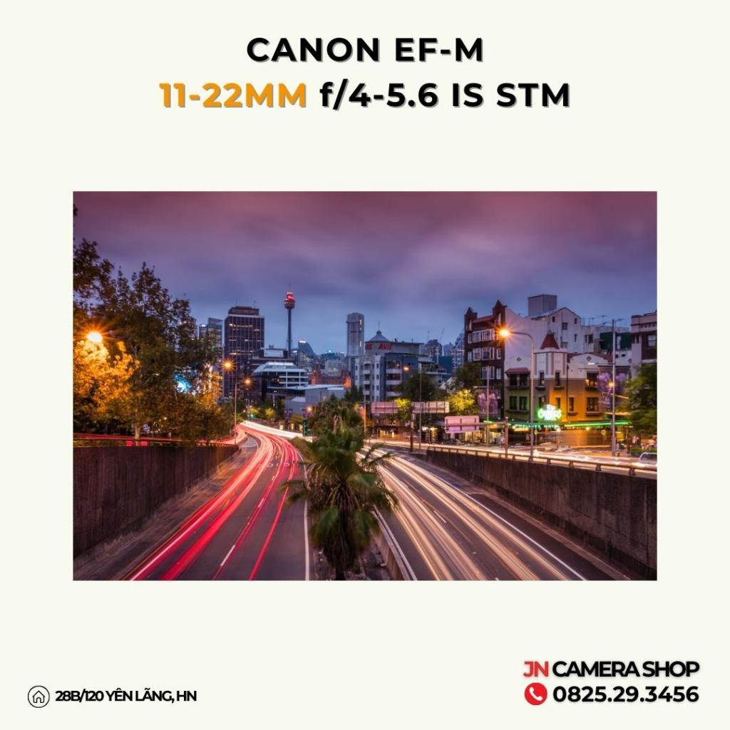 Ống kính Canon EF-M 11-22mm f/4-5.6 IS STM