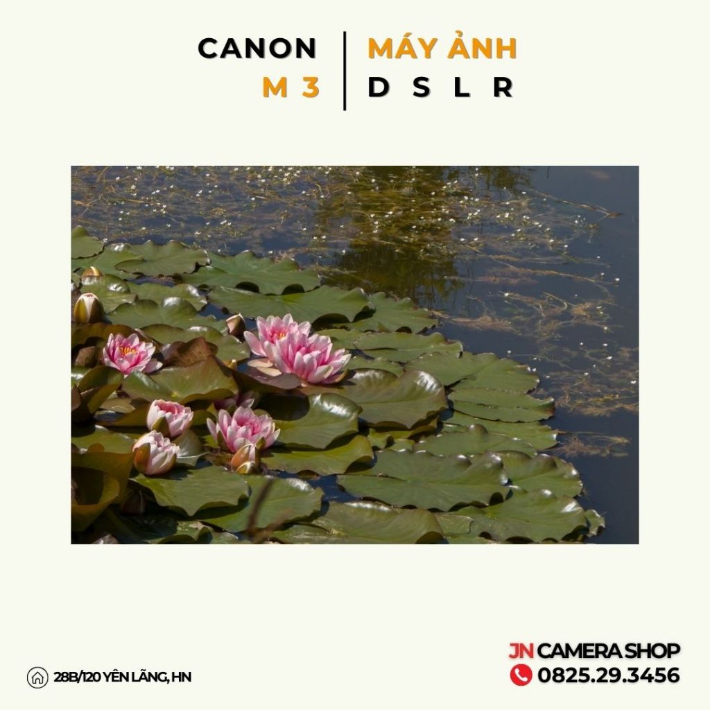 Bộ máy ảnh Canon EOS M3 Kit 15-45mm IS STM