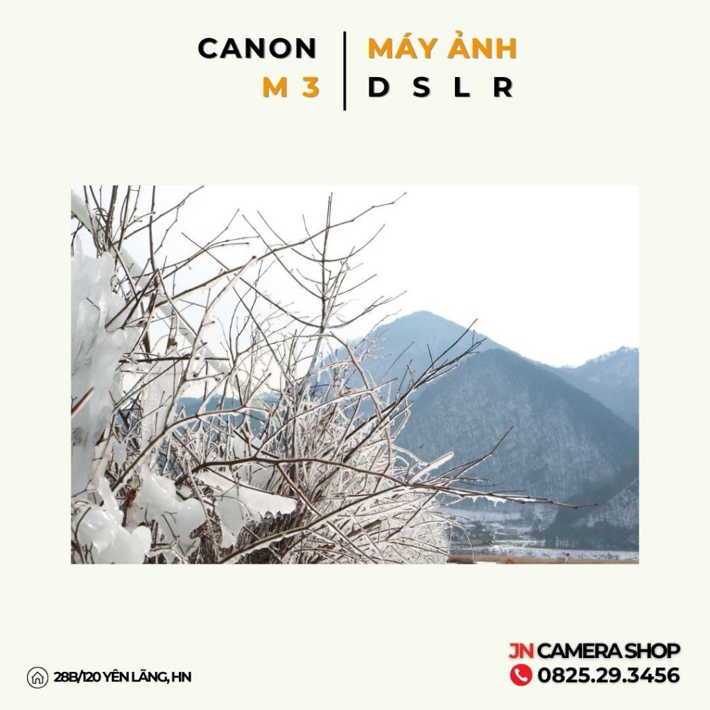 Bộ máy ảnh Canon EOS M3 Kit 15-45mm IS STM