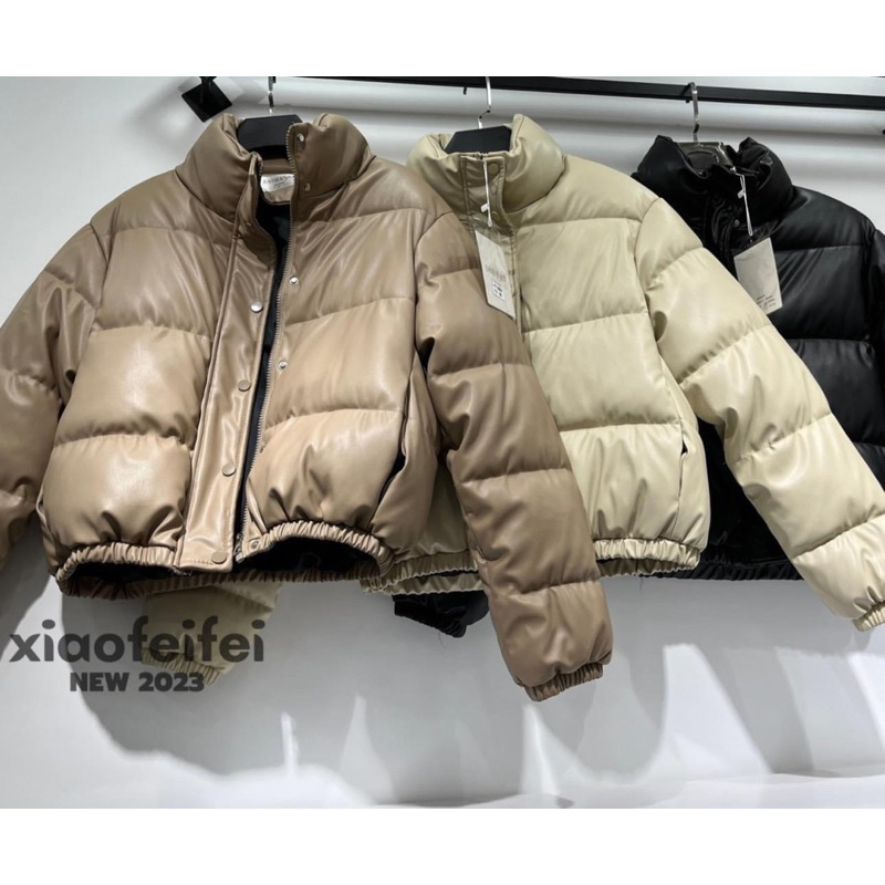 Áo phao da siêu đẹp qc