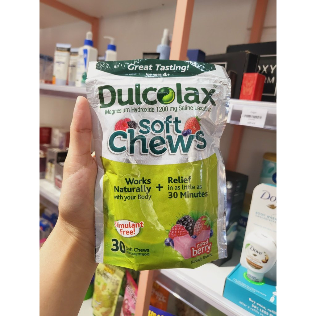 🍭Kẹo mềm nhuận tràng Dulcolax Kids Soft Chews