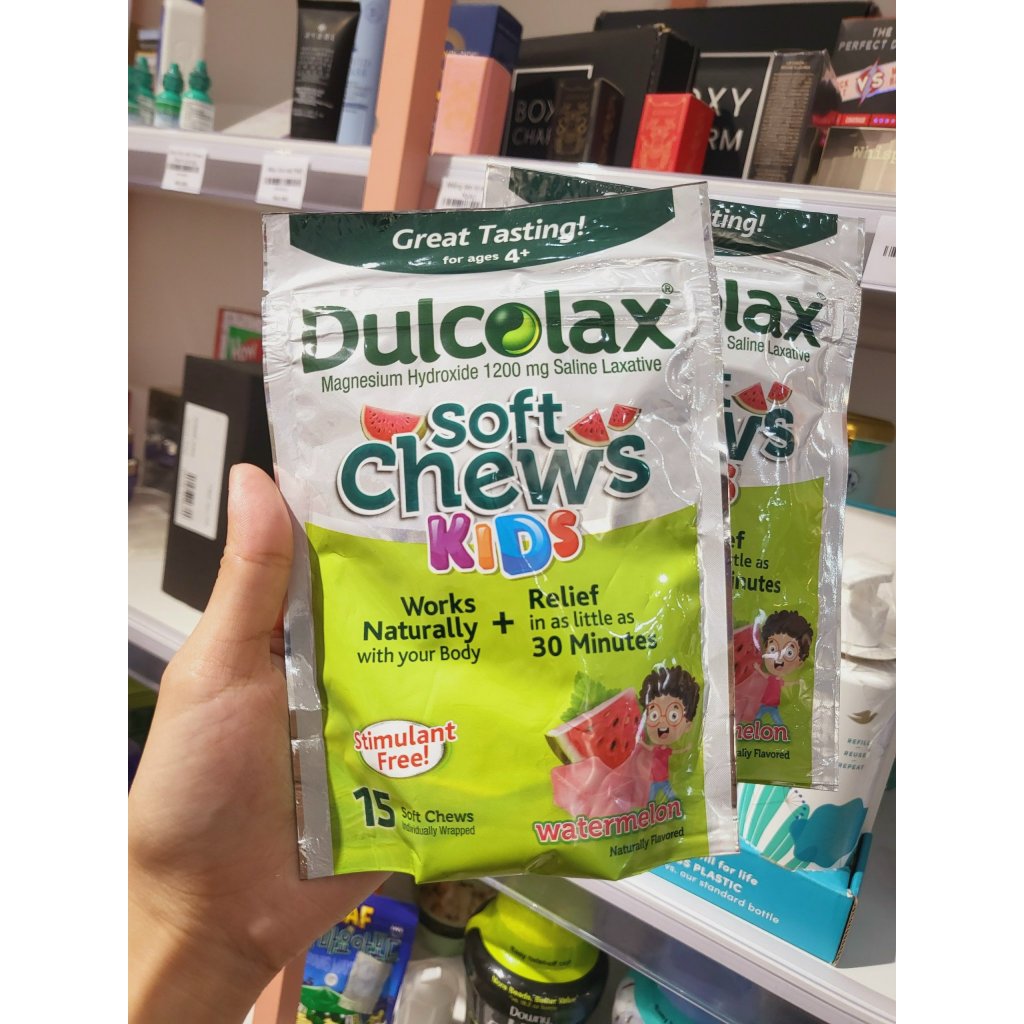 🍭Kẹo mềm nhuận tràng Dulcolax Kids Soft Chews