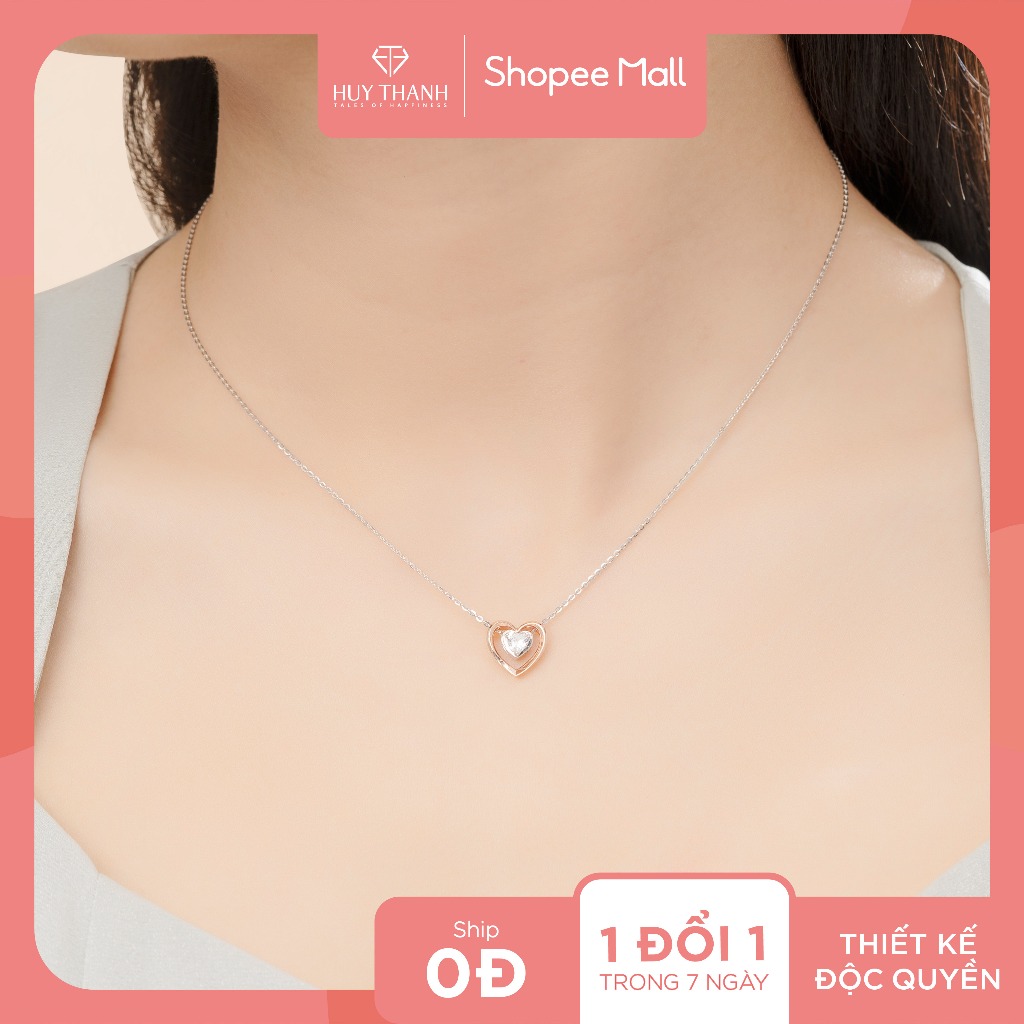 Dây Chuyền Vàng Tây 14k DCMAMD607 Huy Thanh Jewelry
