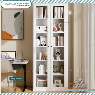 Tủ kính đa năng Nội Thất Tiết Kiệm dùng làm kệ túi xách trưng bày sản phẩm nước hoa đã lắp sẵn TT9989