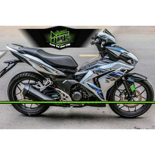 Tem rời winner v3 rs150r xanh đen dán xe trắng siêu hot 2023
