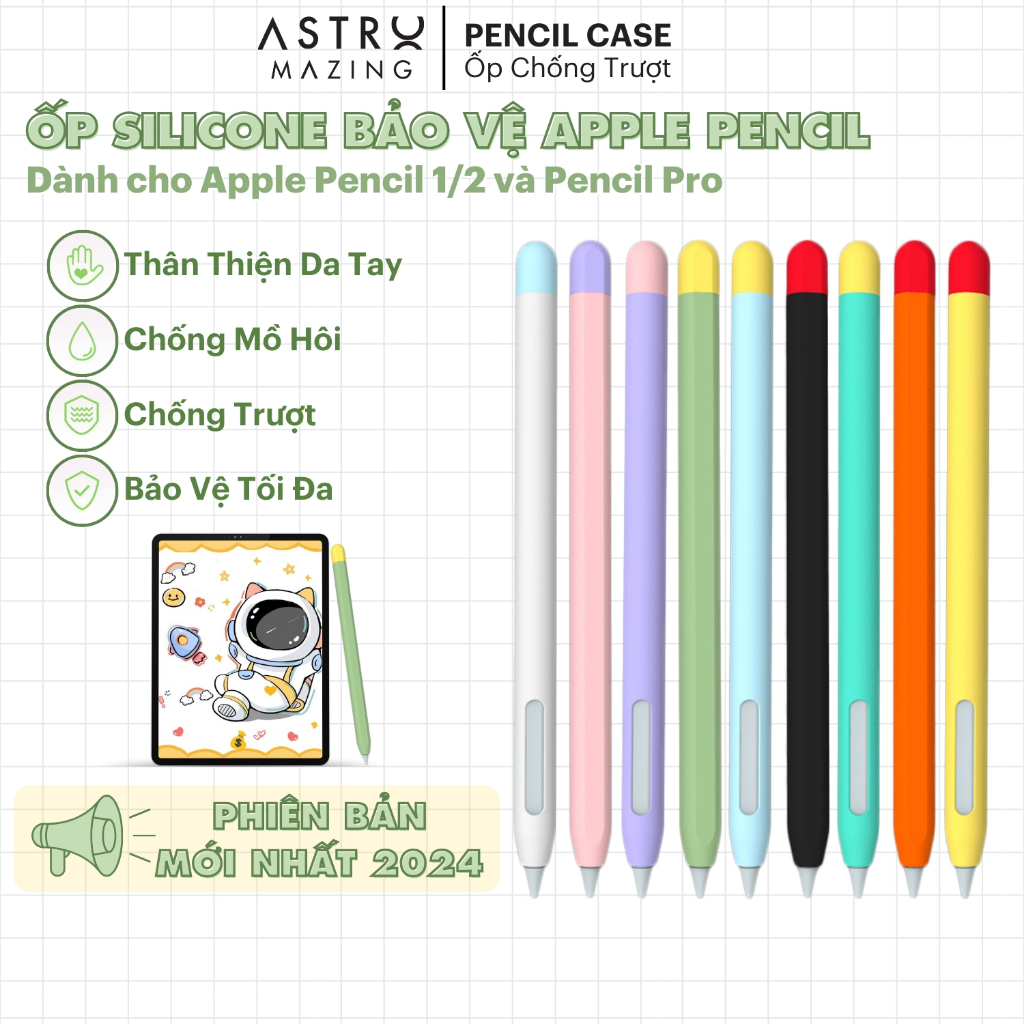 Ốp bút AstroMazing chống sốc bảo vệ dành cho bút cảm ứng Apple Pencil 1 và 2