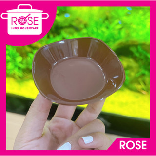 Chén Chấm Vuông Cạn Nhựa BKP 7CM - Chén nhựa đựng nước chấm, muối tiêu chanh tiện lợi cho hàng quán