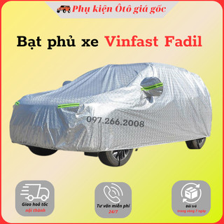 Bạt che phủ xe Vinfast Fadil - Hàng 3 lớp tráng nhôm chống nóng, chống xước, chống nước cao cấp