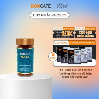 Cà phê hòa tan nguyên chất Boncafé Mocca Instant Coffee 100g/lọ