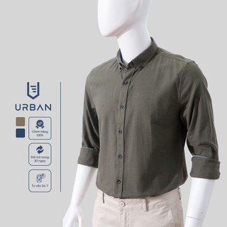 Áo Sơ Mi Dạ Kẻ Nam URBAN Chất Vải 100% Cotton Mềm Mịn, Đứng Phom NO.2296 | 2292 | 1196