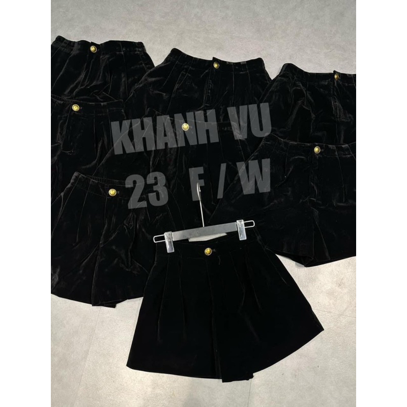 QUẦN SOOC NHUNG 1 KHUY CHUN SAU CẠP CAO HÀNG QCL1 MS22566