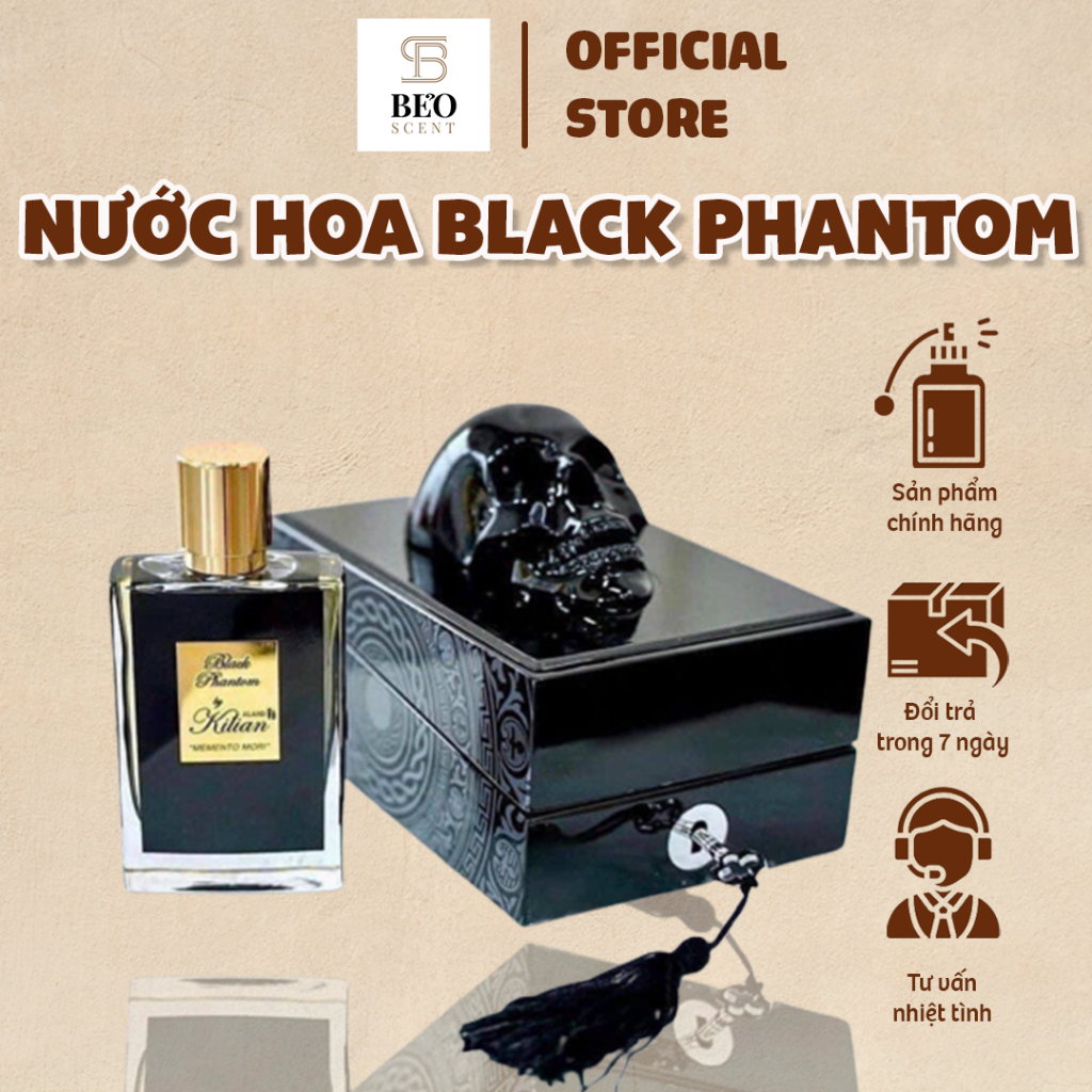 Nước Hoa Nam Nữ Black Phantom - Nước Hoa Unisex BẺO SCENT Với Hương Thơm Sang Trong, Sexy Và Đầy Quyến Rũ 10ml/20ml