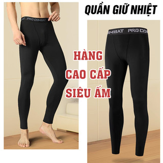 Quần Giữ Nhiệt Body Nam Combat Pro Thể Thao Cao Cấp, Quần Dữ Nhiệt Thể Dục Tập Gym Đá Bóng Nam Siêu Ấm
