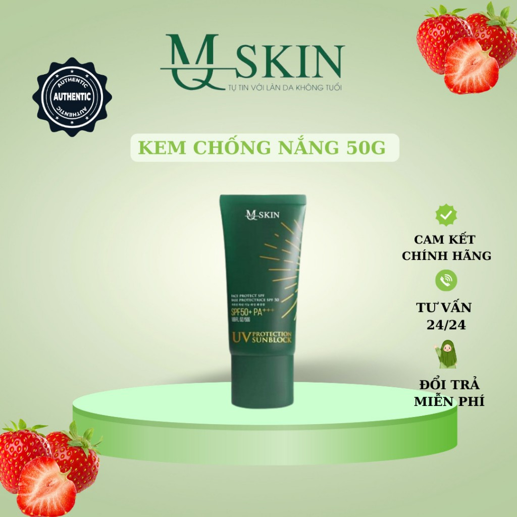 Kem Chống Nắng MQSKIN UV Protection Sunblock 50G SPF 50 & PA+++