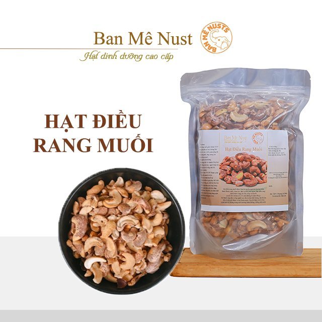 500g Hạt Điều vỡ rang muối Bình Phước loại đặc biệt thơm ngon