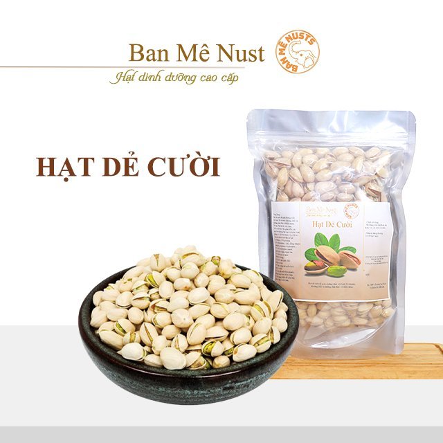 500GRAM HẠT DẺ CƯỜI KHÔNG TẨY TRẮNG MỸ