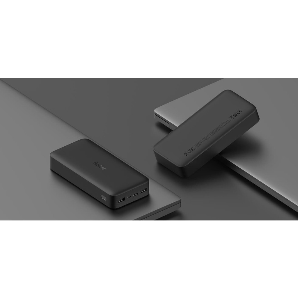 Pin sạc dự phòng Xiaomi Redmi 20000mAh Lõi Pin Li-ion polymer, Sạc nhanh  - Chính hãng Digiworld