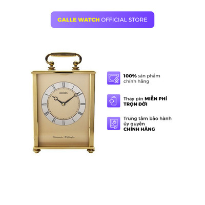 Đồng hồ để bàn SEIKO QHJ201GN, chuông báo gờ, thiết kế sang trọng, phù hợp với mọi không gian sống, chính hãng Nhật Bản