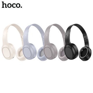 Tai nghe chụp tai Hoco W46 có bluetooth V5.3, cổng AUX 3.5mm, micro đàm thoại