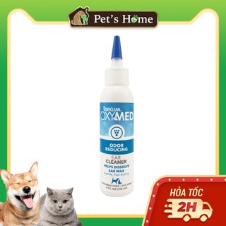 Dung dịch vệ sinh tai cho chó mèo Tropiclean Oxymed Ear Cleaner
