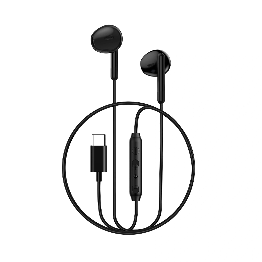 Tai nghe dây  chân Type C chính hãng WIWU EARBUDS EB314 cho Smart phone 15 Pro max , Samsung , , IPa