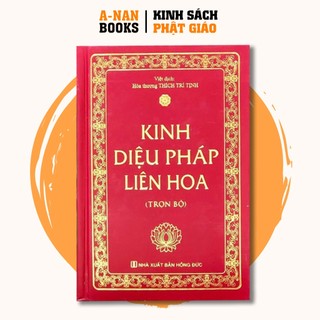 Sách - kinh diệu pháp liên hoa - bìa cứng - anan books