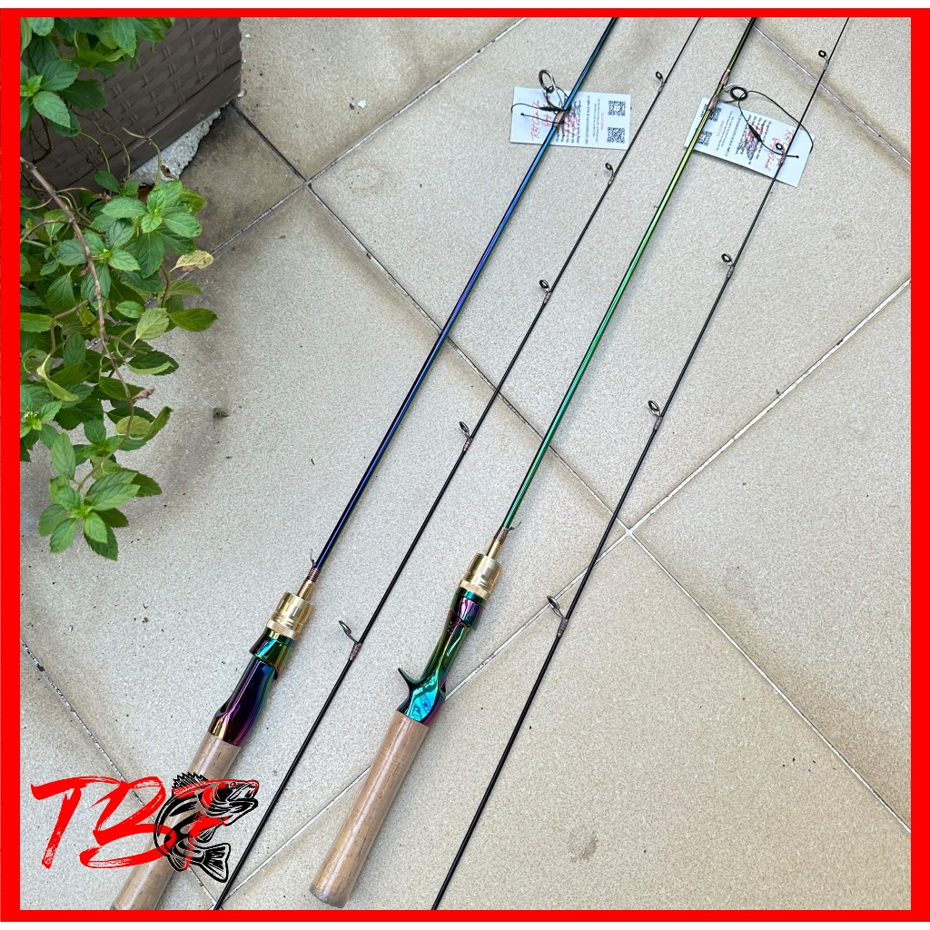 Cần Câu UL TiTan - Khoen Sứ - Phôi Carbon Đặc -  Full Size 1m68-1m8 - Máy Đứng Máy Ngang TB Fishing