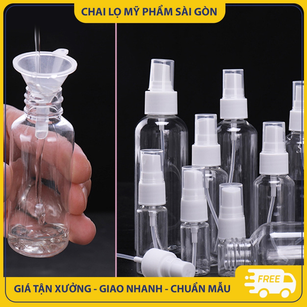 Chai nhựa chiết mỹ phẩm, chai xịt  phun sương tiện lợi - BuyOne - BOPE01