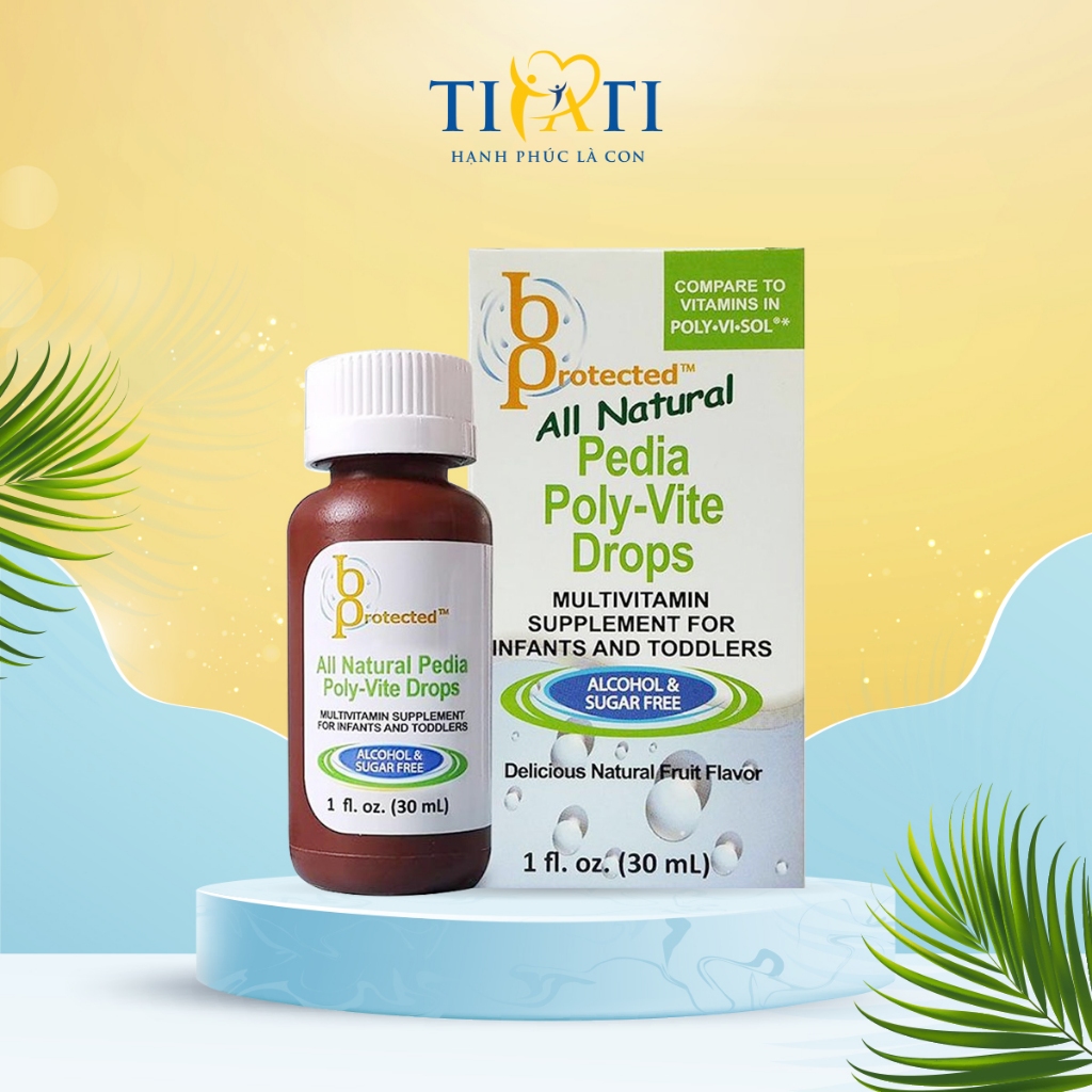 Vitamin Tổng Hợp Cho Bé Pedia Poly Vite Drops - Kích Thích Trẻ Ăn Ngon, Tăng Sức Đề Kháng & Sức Khỏe Của Bé