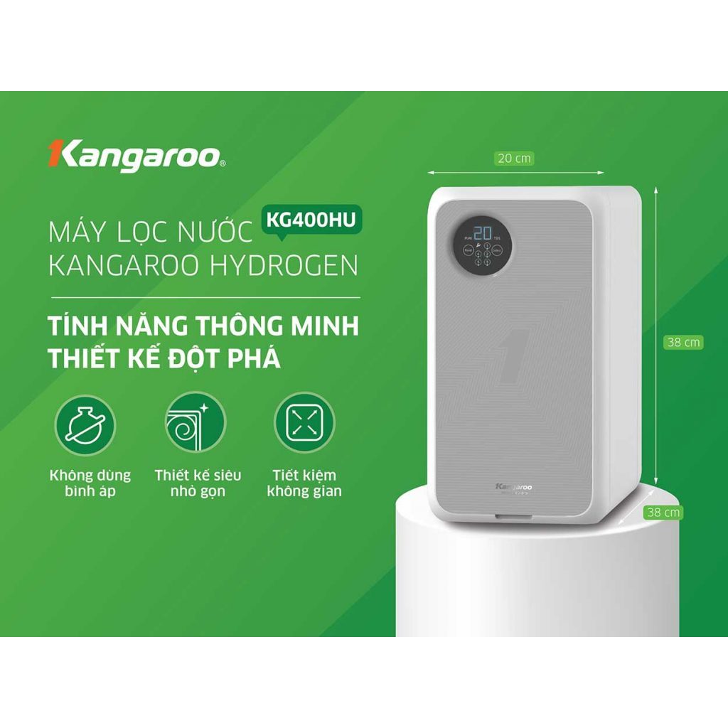 Máy lọc nước Kangaroo Hydrogen KG400HU MỚI CHÍNH HÃNG