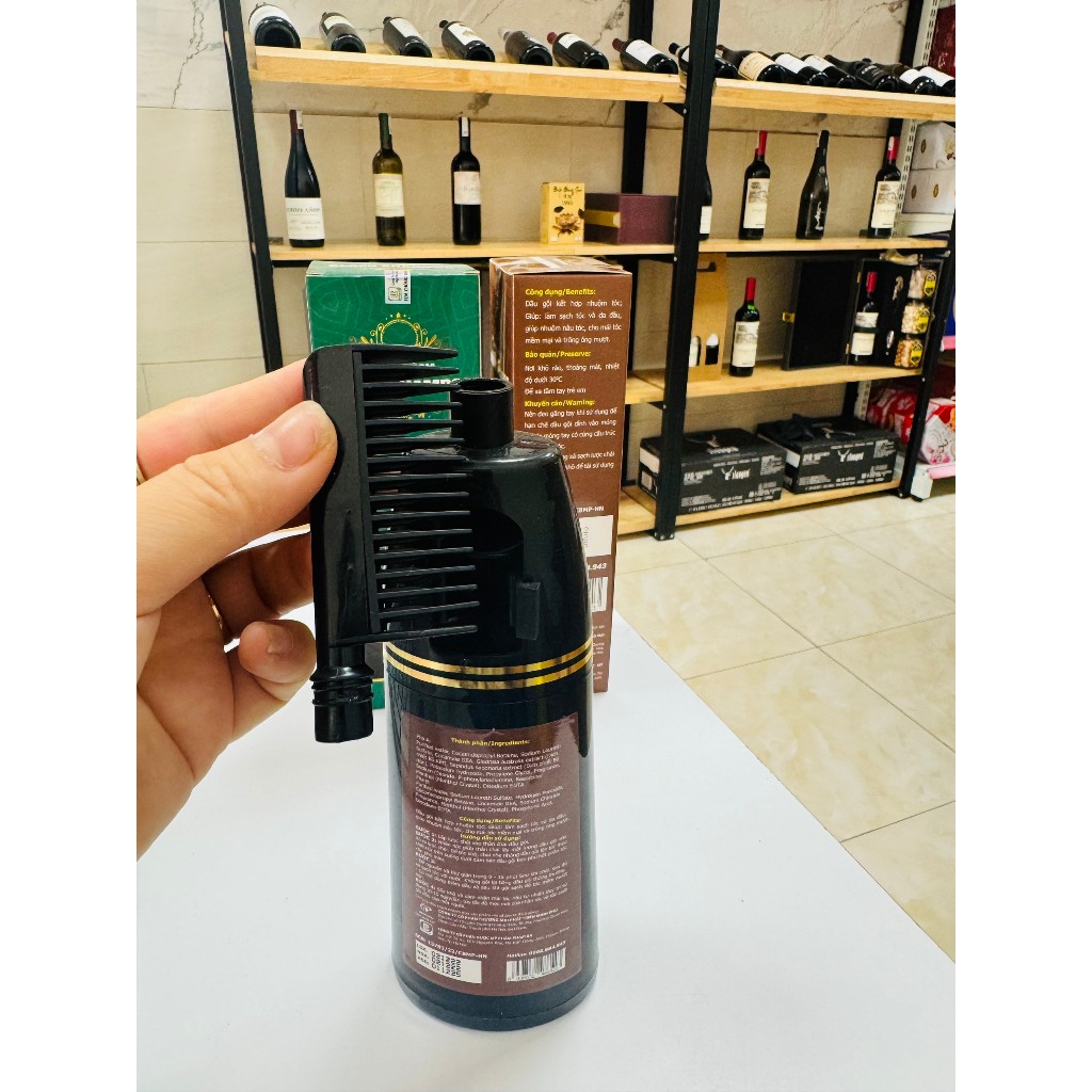 Dầu gội phủ bạc thảo dược thơm mùi sâm,lên màu sau 9-15phút tiết kiệm chi phí lẫn thời gian cho bạn