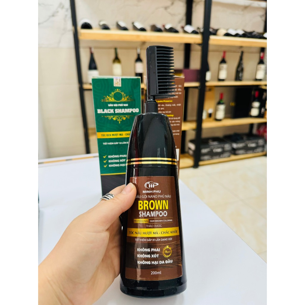 Dầu gội phủ bạc thảo dược thơm mùi sâm,lên màu sau 9-15phút tiết kiệm chi phí lẫn thời gian cho bạn