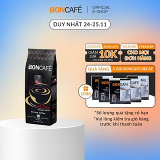 Cà phê rang xay nguyên chất Arabica rang đậm Boncafé Gourmet Allday 200g - Cà phê pha phin, espresso