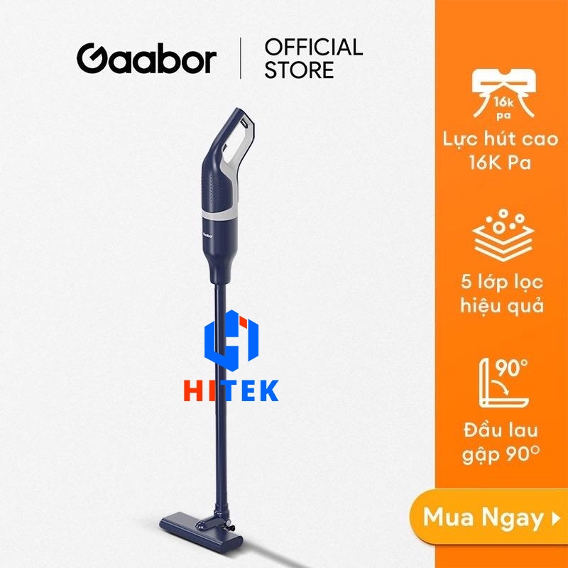 Máy hút bụi cầm tay Gaabor GVCW-M16Y02 dòng DEEP SEA cao cấp, lực hút 16000Pa mạnh mẽ - Hàng chính h