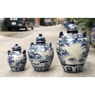 CHUM VÒ SỨ NGÂM RƯỢU, ĐỰNG NƯỚC DUNG TÍCH 10l, 20l, 30l CHUẨN GỐM bát tràng